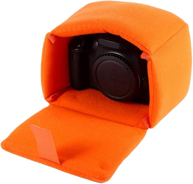 DSLR Camera Bags, Portable Camera Cases Camera Bag Insert Pads Camera Shock Protection Cases Messenger Bags Camera Bags Photography Accessories(orange)