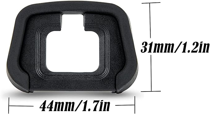 DK-29 Eyepiece Compatible with Nikon Z7 II Z7 Z6 II Z6 Z5 Mirrorless Camera, Silicone Eye Cup & Hot Shoe Cover (2+1Pack