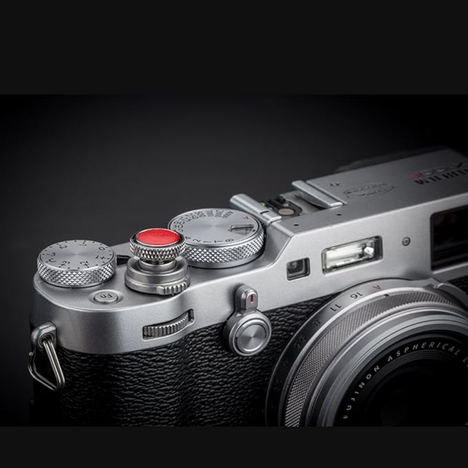 JJC Camera Soft Release Button, Shutter Button for Fuji Fujifilm X-T5 X-T4 X-T50 X-T30 III II X-PRO3 X100VI X100V X-E5 X-E4 X Half Sony RX1R II RX10 IV III Leica Q3 M10 M9 Nikon Z f Zf Df F3-2 Types