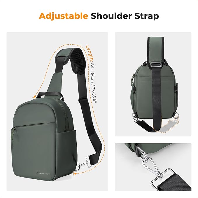 K&F CONCEPT Small Camera Bag for Photographer, Camera Sling Crossbody bag for DSLR/SLR/Mirrorless Camera, Compact Camera Case for Men and Women
