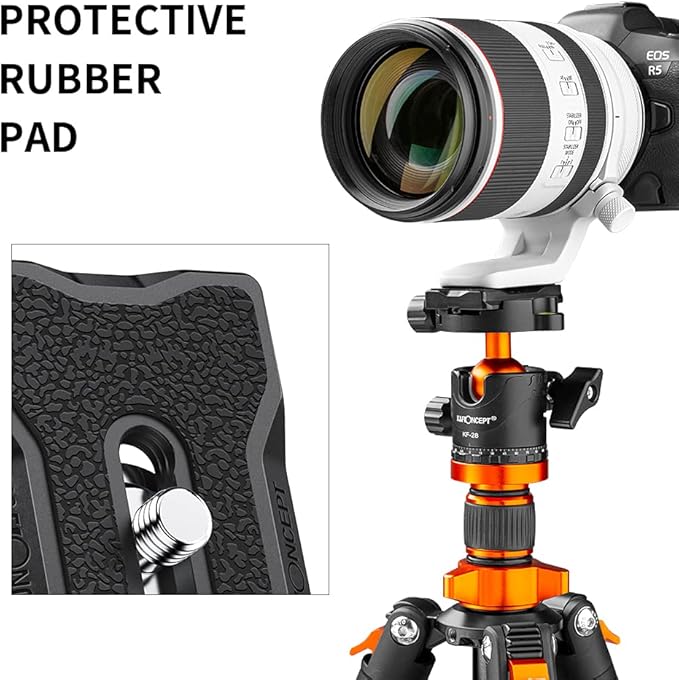 K&F Concept K-28 Camera Tripod Quick Release Mounting Plate 2 Pack