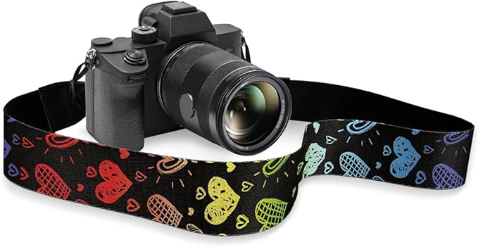 GLENLCWE Camera Strap, Camera Strap for Photographers Neck Strap Replacement Fit Most Cameras