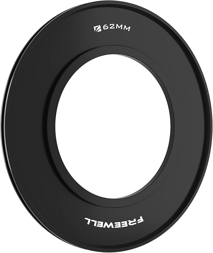 Freewell Adapter Ring 62mm Compatible only with Eiger Matte Box Filter System (Not Compatile with Freewell V2, K2 System)