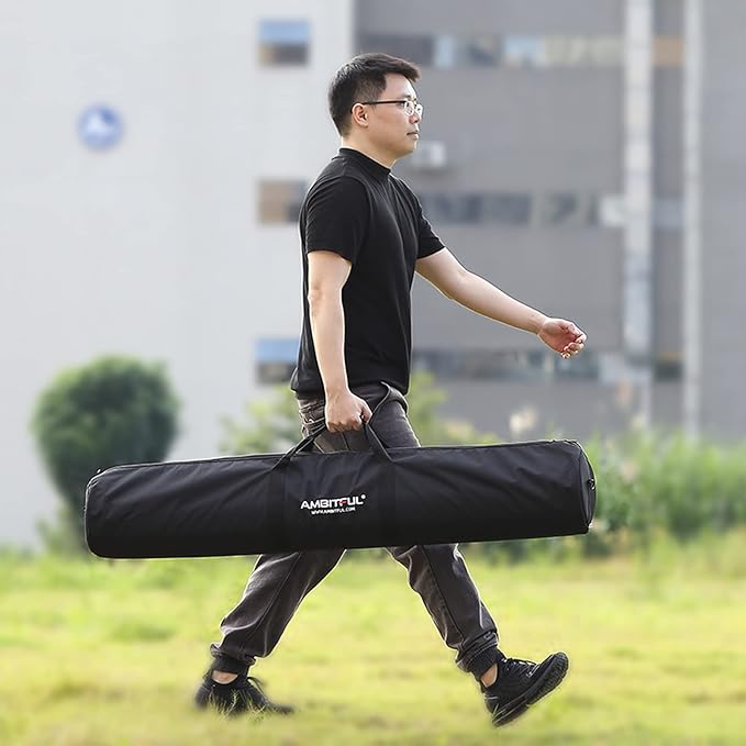 AMBITFUL Tripod Carrying Case Bag 35in with Shoulder Strap Padded Carrying Bag for Light Stands,Boom Stand,Umbrella and Tripod Photography Accessories (35in/90 cm)