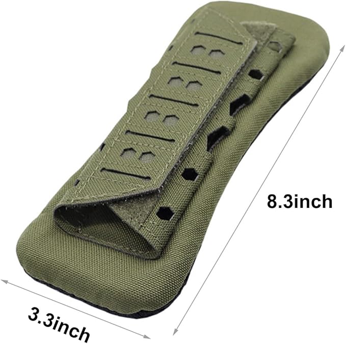 2 Pcs Tactical Vest Shoulder Strap Pads Backpack Breathable Mesh Cushion Pad