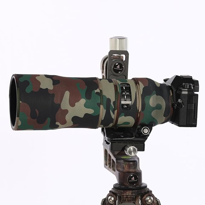 CHASING BIRDS Lens Camouflage Waterproof Coat for Olympus 300mm F4.0 is PRO Rainproof Lens Protective Cover Version IV (Military Green Camouflage, with 1.4X TC (MC-14))