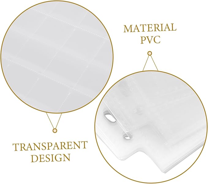 Storage Bag for 30 Negative Sleeves Binder Sheets for Flat Film Easy Organization
