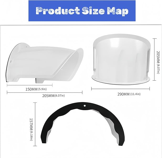 CTXSumTec Universal Sun Rain Shade Camera Cover Shield for CCTV Surveillance Outdoor Camera Hikvision/Nest/Ring/Arlo/Dome/Bullet Outdoor Camera