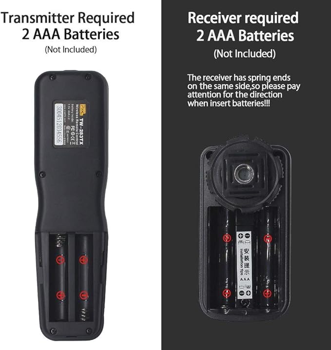 Wireless Remote Shutter for Nikon, Pixel TW-283 DC2 Wireless Shutter Release Cable Timer Remote Control for Nik Z6 Z7 D7500 D3300 D5000 D5500 D5600 D7200 D7000 D610 D600 D750