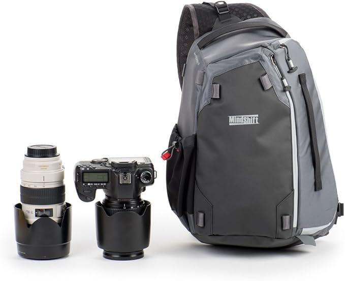 Think Tank MindShift PhotoCross 13 Sling Bag for DSLR and Mirrorless Camera, 11 Liters, (Carbon Grey)