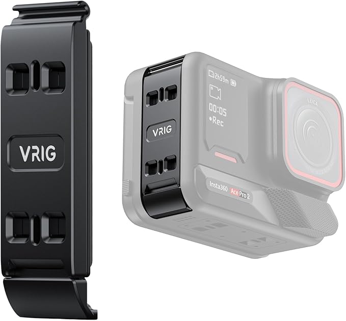 VRIG Side Door Cover for Insta 360 Ace Pro2, Replacement Magnetic Battery Cover for Insta 360 Ace Pro2 Camera,Vertical Shooting Quick Release Adapter Accessory