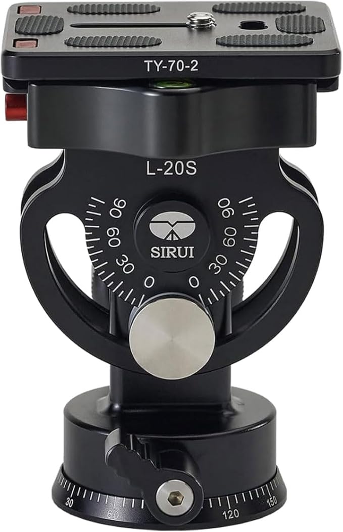 SIRUI L-Series Aluminium Tilt Head for Monopods Including TY-Series Quick Release Plate (L-20S)