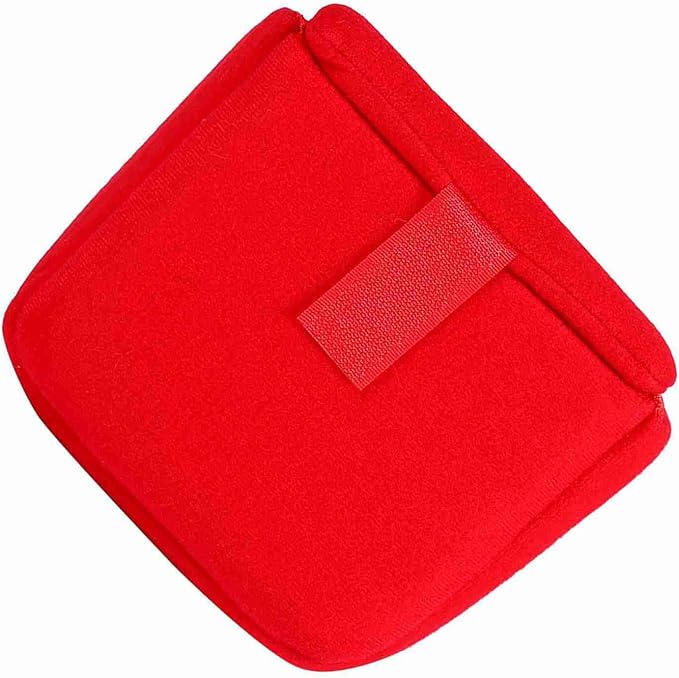 DLSR Camera Bag, Insert Pad Shockproof Insert Protection Camera Case Bag Organizer Accessory for Photographing Padded Camera Pouch Camera Insert Bag (Red)