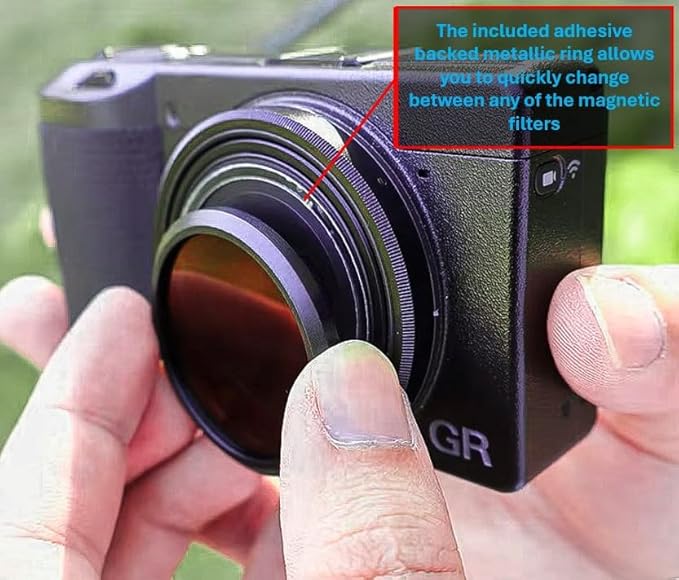 Universal Camera Lens Filter - Magnetic Quick Change Filter (Black Mist 1/4)