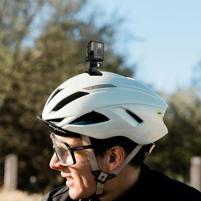 MotoRadds Flexible Adhesive Action Camera Mount for dashboards, windshield, handlebars, UTV roll cages, kayaks, bicycle helmet, jetskis, and more! Compatible with GoPro, Insta360, DJI, Sugru, and more