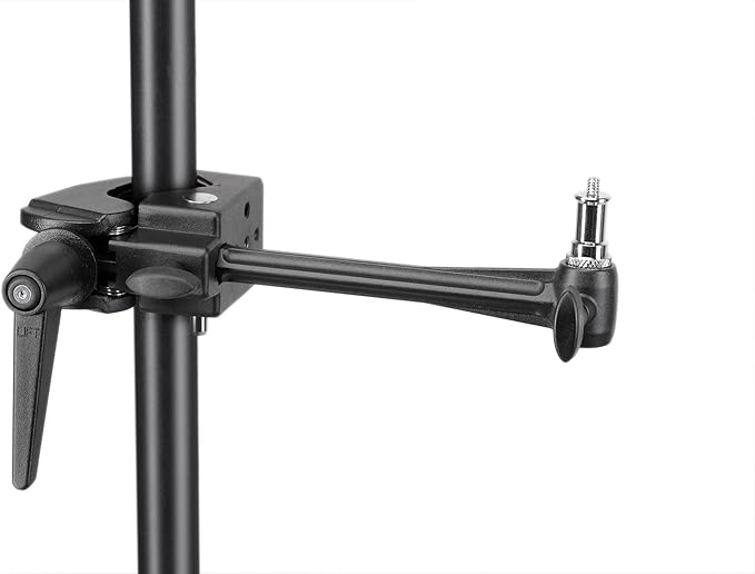 PHOCUS Super Clamp with 6" Exntension Arm for Photography Studio Video Camera Lighting