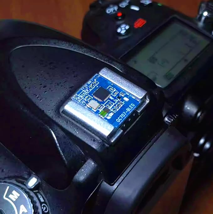 Handmade Circuit Board Camera Hot Shoe Cover Protector Cap, Compatible with Canon Nikon Fujifilm Panasonic Olympus Pentax Sigma DSLR/SLR/Evil Camera,Personalized Camera Gift (Blue Circuit Board)