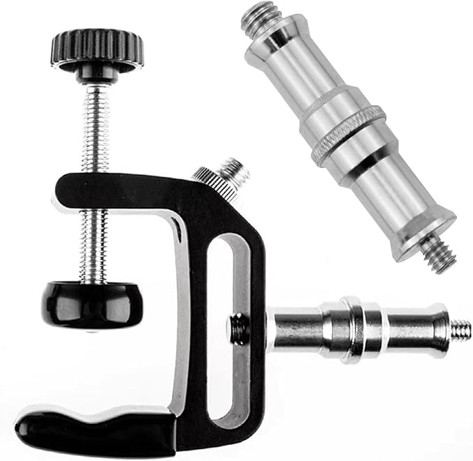 Adaptor for hot/Cold Boots for Film Room Light Stand Ball Head Camera Screw adapters Wireless Flash receivers 1/4 to 3/8 inch Metal External Screw converters Threaded Jack monopod 2pcs