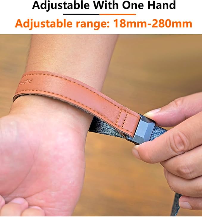 Pukoko Camera Wrist Strap for Photographers with Quick Release Adjustable Quick Release Camera Hand Strap