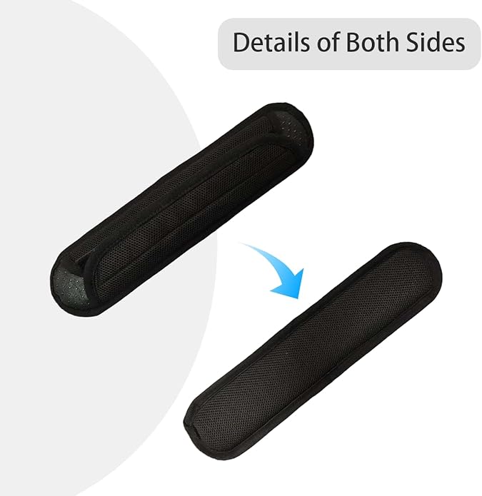 2PCS Shoulder strap pad, with Ultra thick Cushion, Luggage Bag Crossbody, Plus Long & Anti-slip &Breathable, Universal