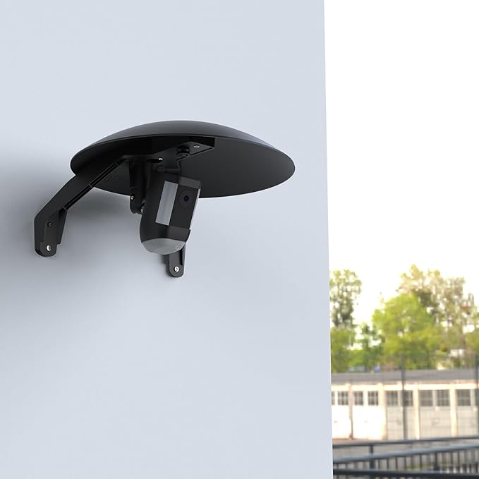 HOLACA Universal Sun Rain Shade Camera Cover for All Outdoor Security Camera with 1/4 Screw, Shield Compatible with Ring, Blink, Google Nest, Eufy, Arlo, WYZE, SimpliSafe