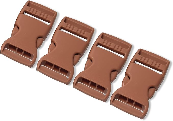 Buckles for Straps Set of 4 Pcs Plastic Buckle Clip Quick Side Release Plastic Fastener