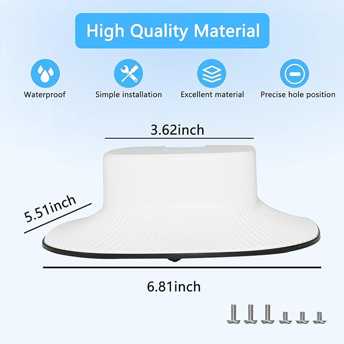 Rain Cover Compatible with Eufy SoloCam E30/E42, Weatherproof Sun Shade Outdoor Security Camera Protection Shield,Anti-Glare Sun Visor, Easy to Install(1 Pack)