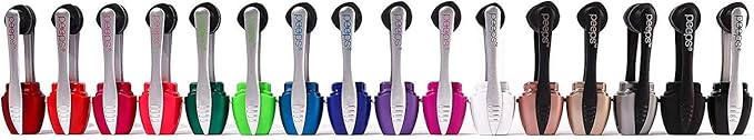 CarbonKlean Peeps Glasses Cleaner - for Eyeglasses, Reading Glasses, and More - Lens Cleaner with Carbon Microfiber Tech - Injected Red - 3 Pack