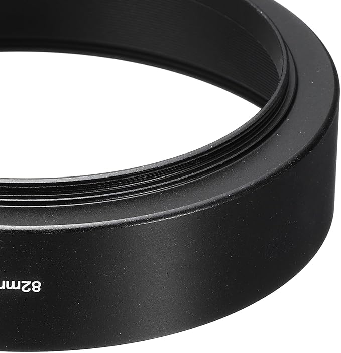 PATIKIL 82mm Lens Hood, Standard Focus Frosted Surface Anti-Reflective Inside Hood for Camera Lens, Black for Nikon, for Fujifilm, for Pentax, for Leica