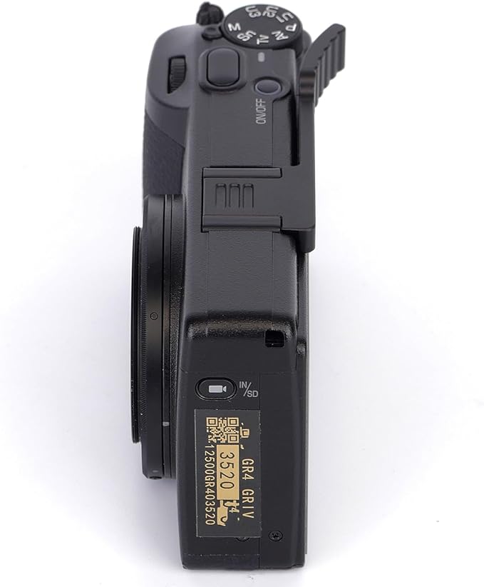 Thumbs Up Grip for Ricoh GR4 GR IV GRIV, Aluminum Alloy Thumb Rest Ergonomic Hot Shoe Thumbs Up Grip Enhanced Grip & Stability for GR4 Camera (Black)