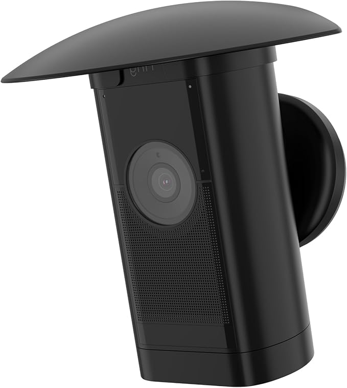 HOLACA Sun Rain Shade Camera Cover for Stick Up Cam Pro,Camera Shield for Resistant UV Black