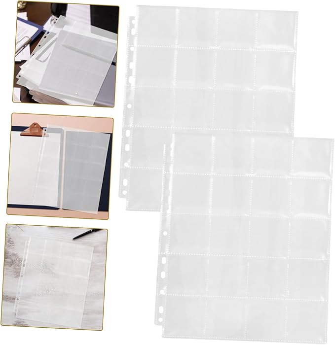 VILLCASE 30pcs Acid Film Negative Sleeves Binder for Organizing and Preserving Film Negatives Storage for Safe Storage and Easy Access