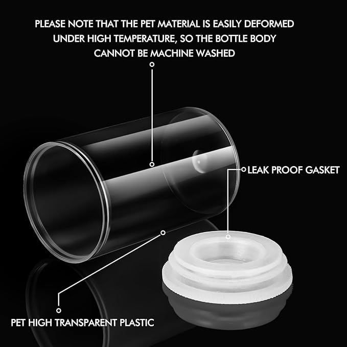 JOVITEC 100 Pieces Plastic Film Canister Holder 35 mm Empty Camera Reel Containers Storage Containers Case with Lids for Small Accessories Fish Hook Film Beads (Clear)
