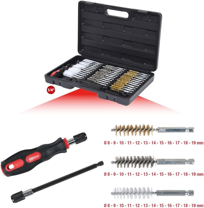 MASTER cleaning brush set, 38 pcs