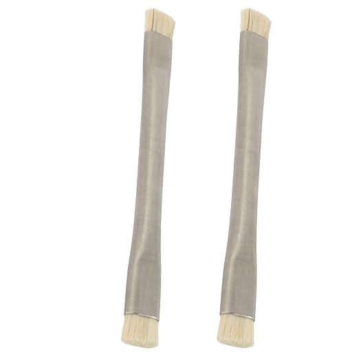 Anti Static Brush 2pcs Electronic Cleaning Brush, Mainboard Motherboard Cleaning Brush ESD Safety Dust Removal Brush Soft Brush for Cleaning Keyboard PCB Mobile Phone Parts