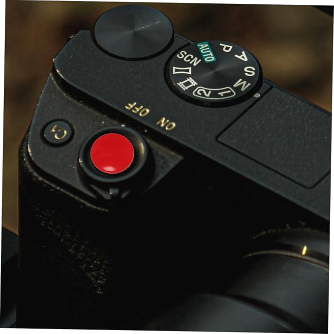 2pcs Soft Shutter Release Button for Camera Aluminum Alloy Threaded Design Easy Installation Lightweight Compact Compatible Camera Brands