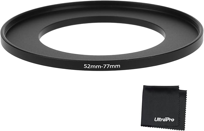 UltraPro Step-Up Adapter Ring 52mm Lens to 77mm Filter Size