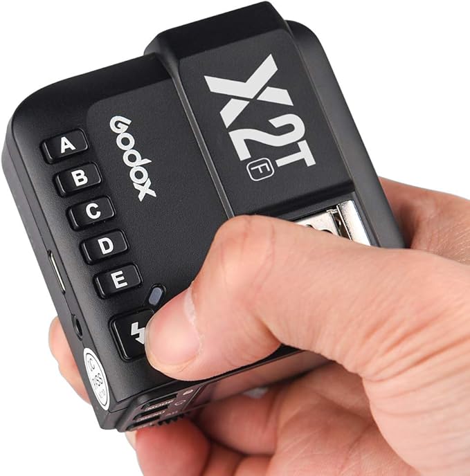 Godox X2T X2T-F Flash Trigger for Fujifilm, with 2.4G TTL HSS 1/8000s Group Function LCD Control Panel Firmware Update, GODOX X2 X2TF X2T F Wireless Flash Trigger Transmitter for Fuji Camera