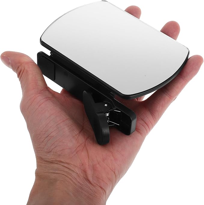Phone Camera Mirror Reflection Clip Kit with Adjustable Angle and Storage Bag for Smartphone Photography Travel Selfie Reflector Accessories