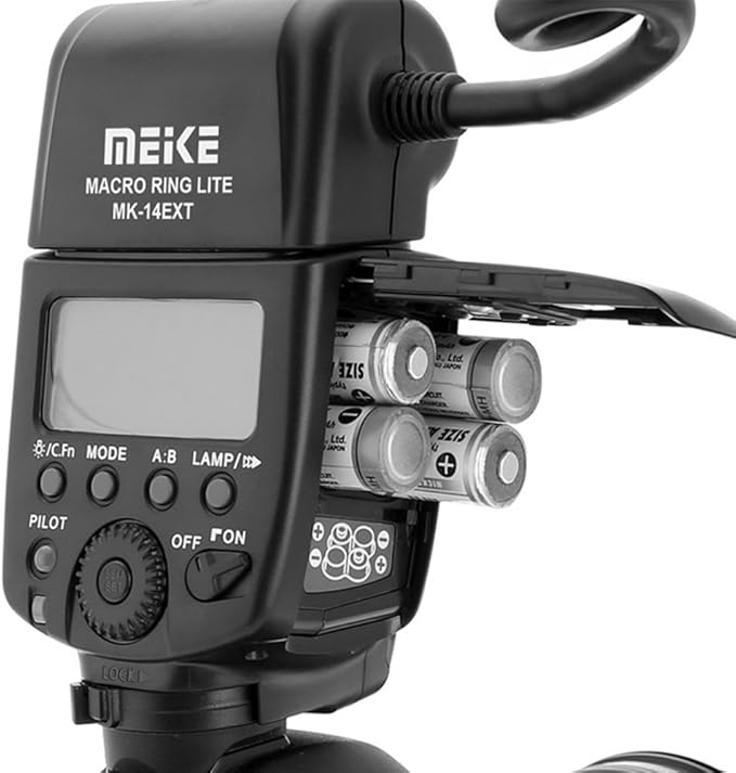 Meike MK-14EXT LED E-TTL Macro Ring Flash For Canon 5D II III 6D 7D 60D 70D 700D SLR Camera with 7 Adapter Ring