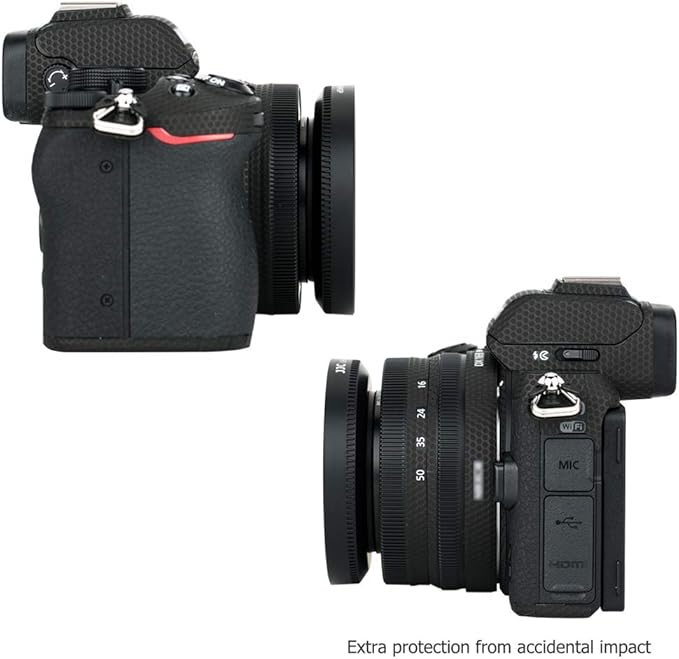 Screw-in Lens Hood Shade for Nikon NIKKOR Z DX 16-50mm f/3.5-6.3 VR Lens on Nikon Z50 Zfc Z fc Replace Nikon HN-40 Lens Hood
