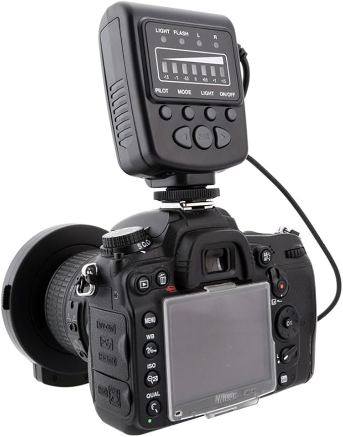 Meike LED Macro Ring Flash Light FC-100 Compatible with Canon N Pentax Olympus DSLR Camera Camcorder with Adapter Rings