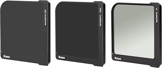 Kase Set of 3 Filters Stop ND8, 3 ND64 6 Stop, CPL Universal Magnetic Smartphone Optical Glass