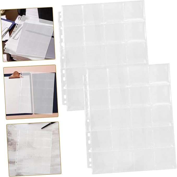 DOITOOL Organize Your Negatives 30pcs Film Negative Sleeves Binder Bag Ring Design for Easy Access