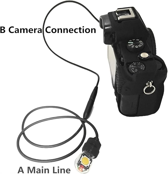 Bite Switch The RC-201A Z5/Z6/Z6II/Z7bite Shutter Release Cable is Suitable for Parachuting/Extreme Sports/Underwater Photography/Aerial Photography/Camera Work (RC-201-DC2)