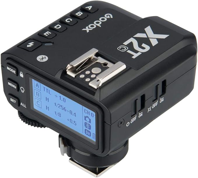 Godox X2T X2T-C Flash Trigger for Canon, with 2.4G E-TTL II HSS 1/8000s Group Function LCD Control Panel Firmware Update, GODOX X2 X2TC X2T C Wireless Flash Trigger Transmitter for Canon Camera
