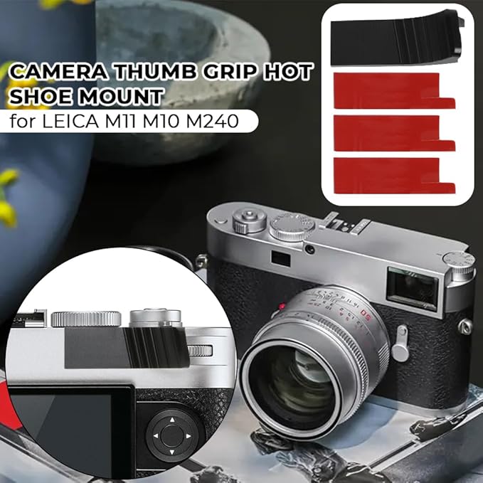 for LEICA M11 Thumb Grip Hot Shoe Thumb Up Grip for Leica M-series (compatible with M11 M10 M240 models)