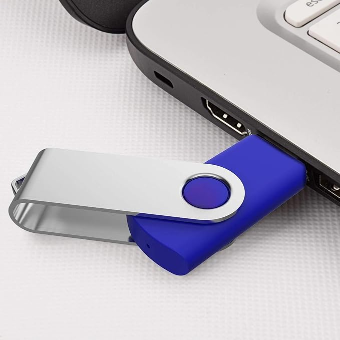 Generic 32GB Flash Drive 10 Pack Bulk USB Flash Drives, USB2.0 Thumb Drive USB Stick for Data Storage Backup, Jump Drive Pen Drive Zip Drive Memory Stick with Indicator(10Pack Blue, 32GB)