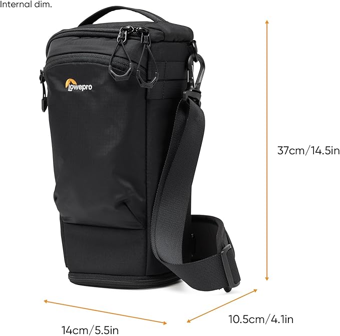 Lowepro ProTactic TLZ 75 Slim AW III Toploader Camera Bag, Camera Case for DSLR, Mirrorless, Vol. 4.5L, Dim: 14.57x4.13x5.5in for Cameras w/Lens attached, Modular Shoulder Bag, for Photographer/Video