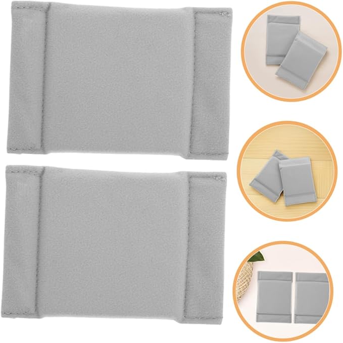 jojofuny 4pcs Adjustable Padded Camera Bag Divider Inserts Shockproof Cushion Separators for Lens and Equipment Organization Grey Design